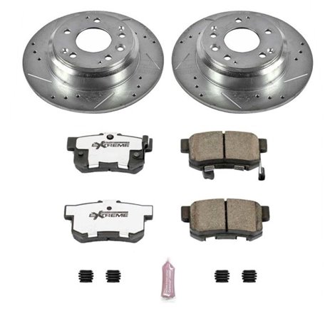 Power Stop 96-98 Acura RL Rear Z26 Street Warrior Brake Kit