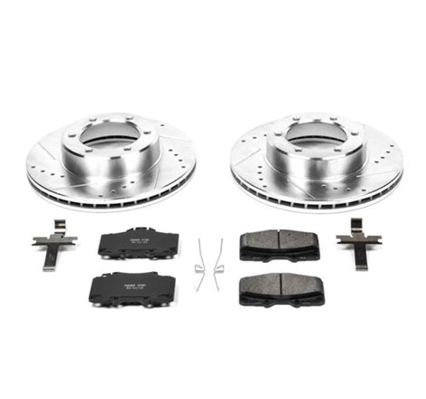 Power Stop 91-95 Toyota 4Runner Front Z23 Evolution Sport Brake Kit