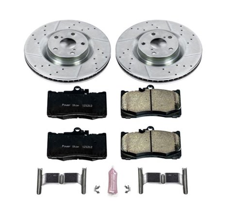 Power Stop 13-19 Lexus GS350 Front Z23 Evolution Sport Brake Kit