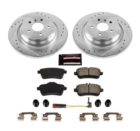 Power Stop 2016 Mercedes-Benz GLE300d Rear Z23 Evolution Sport Brake Kit