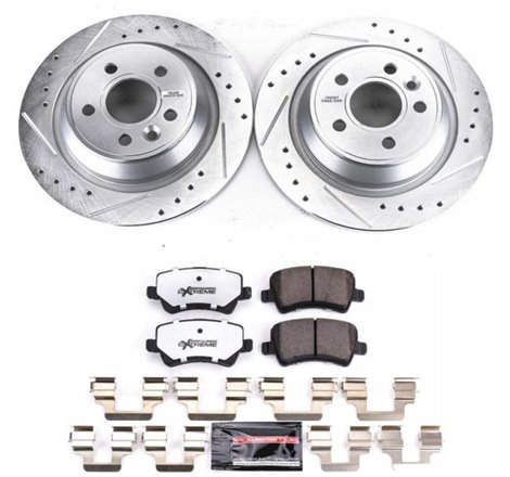 Power Stop 12-15 Land Rover Range Rover Evoque Rear Z36 Truck & Tow Brake Kit