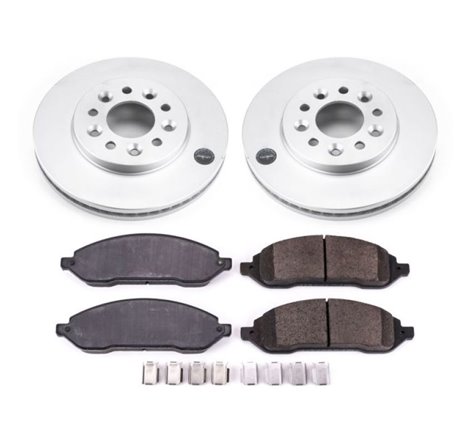 Power Stop 04-07 Ford Freestar Front Z17 Evolution Geomet Coated Brake Kit