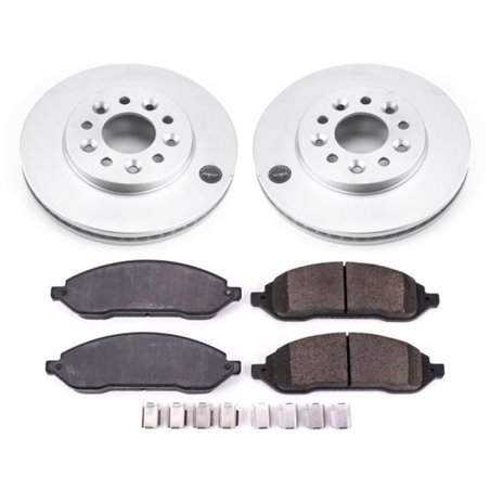 Power Stop 04-07 Ford Freestar Front Z17 Evolution Geomet Coated Brake Kit