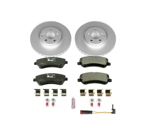 Power Stop 13-15 Mercedes-Benz GLK250 Front Euro-Stop Brake Kit