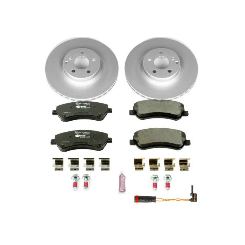 Power Stop 13-15 Mercedes-Benz GLK250 Front Euro-Stop Brake Kit