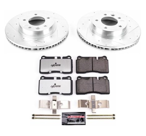 Power Stop 06-17 Volkswagen Touareg Front Z26 Street Warrior Brake Kit