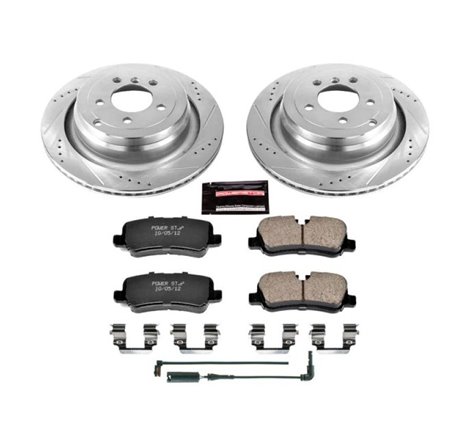 Power Stop 06-12 Land Rover Range Rover Rear Z23 Evolution Sport Brake Kit