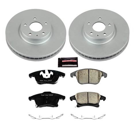 Power Stop 13-19 Ford Fusion Front Z17 Evolution Geomet Coated Brake Kit