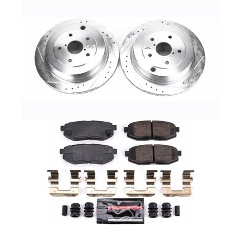 Power Stop 06-07 Subaru B9 Tribeca Rear Z23 Evolution Sport Brake Kit