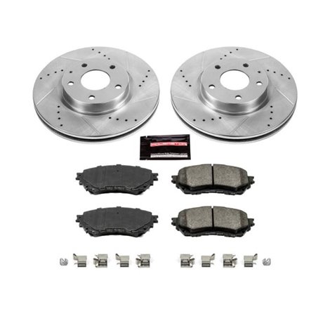 Power Stop 14-18 Mazda 6 Front Z23 Evolution Sport Brake Kit