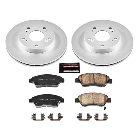 Power Stop 02-06 Acura RSX Front Z17 Evolution Geomet Coated Brake Kit