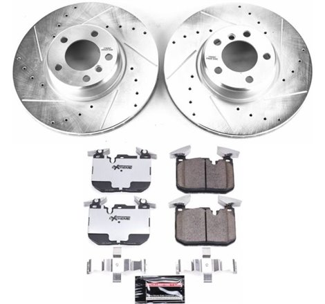 Power Stop 14-16 BMW 228i Front Z26 Street Warrior Brake Kit