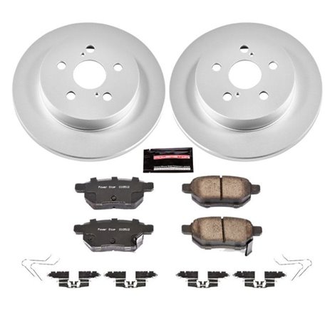 Power Stop 11-17 Lexus CT200h Rear Z17 Evolution Geomet Coated Brake Kit