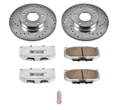 Power Stop 89-90 Nissan 300ZX Front Z26 Street Warrior Brake Kit