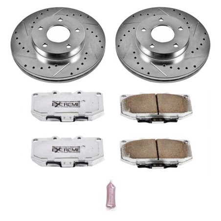 Power Stop 89-90 Nissan 300ZX Front Z26 Street Warrior Brake Kit