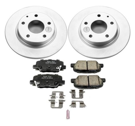 Power Stop 14-16 Mazda 3 Rear Z17 Evolution Geomet Coated Brake Kit