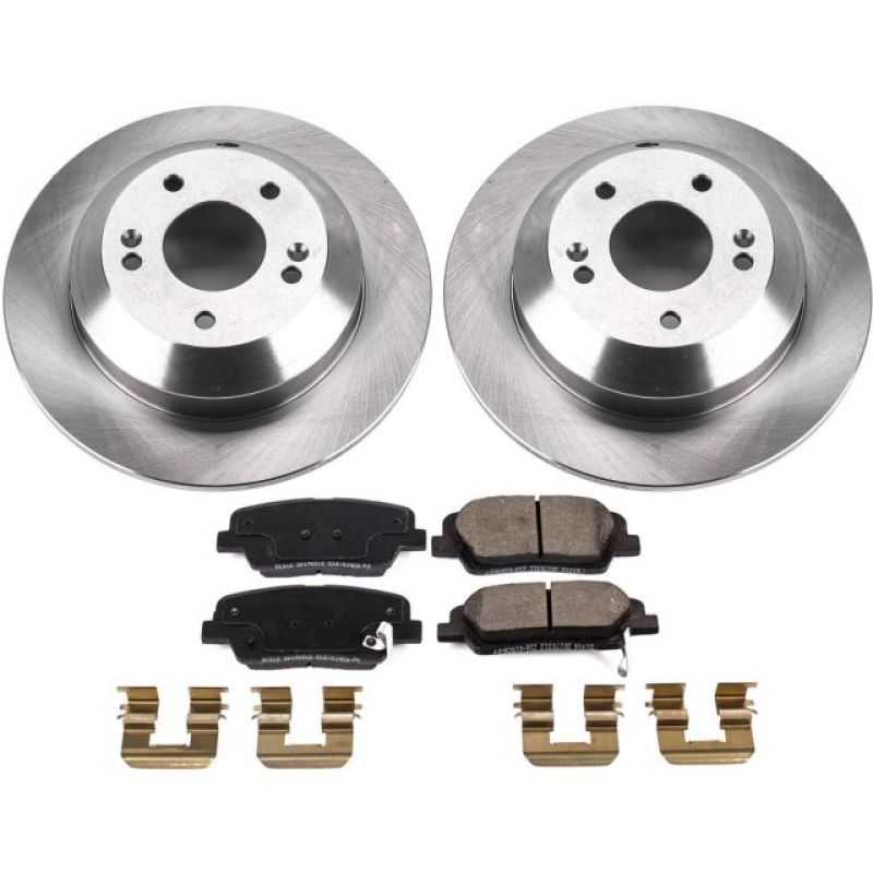 Power Stop 2019 Hyundai Santa Fe XL Rear Autospecialty Brake Kit