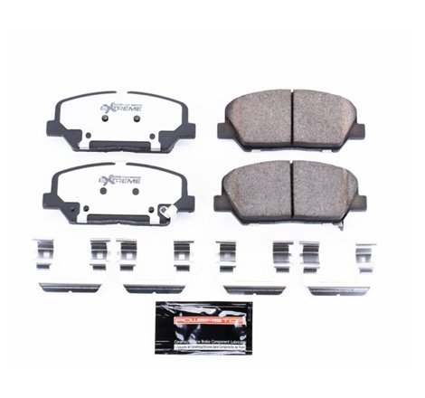 Power Stop 10-16 Hyundai Genesis Coupe Front Z26 Extreme Street Brake Pads w/Hardware