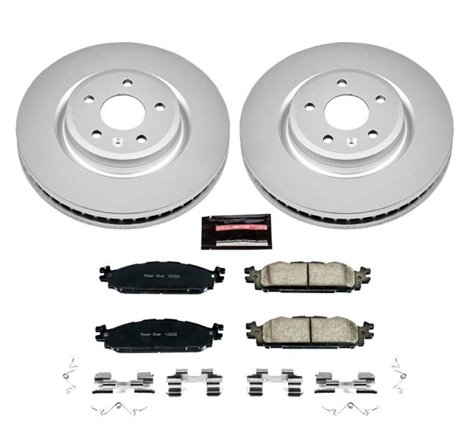 Power Stop 11-19 Ford Explorer Front Z17 Evolution Geomet Coated Brake Kit