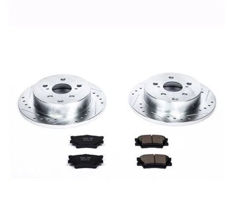 Power Stop 10-12 Lexus HS250h Rear Z23 Evolution Sport Brake Kit