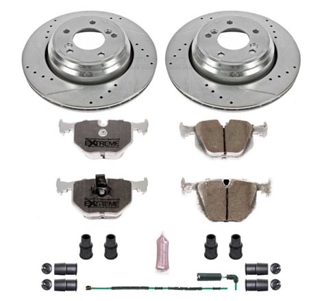 Power Stop 01-06 BMW M3 Rear Z26 Street Warrior Brake Kit