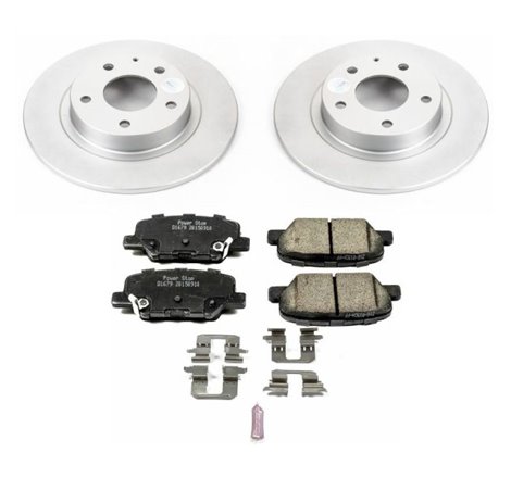 Power Stop 14-15 Mazda 6 Rear Z17 Evolution Geomet Coated Brake Kit