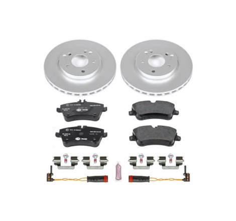 Power Stop 02-05 Mercedes-Benz C230 Front Euro-Stop Brake Kit