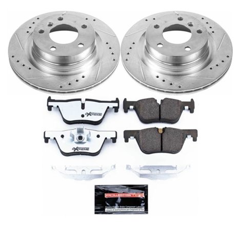 Power Stop 14-16 BMW 228i Rear Z26 Street Warrior Brake Kit