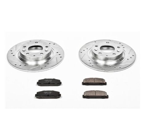 Power Stop 03-05 Mazda 6 Rear Z23 Evolution Sport Brake Kit