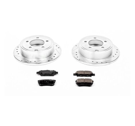 Power Stop 11-14 Chrysler 200 Rear Z23 Evolution Sport Brake Kit