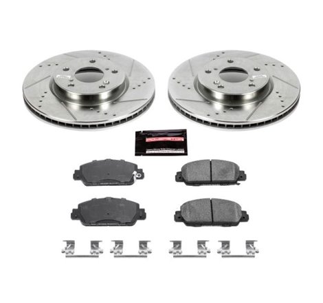 Power Stop 13-19 Honda Accord Front Z23 Evolution Sport Brake Kit