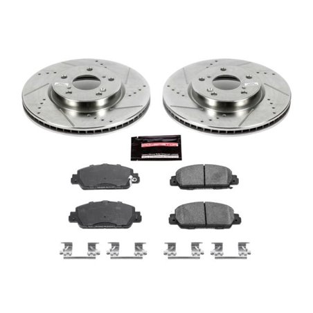 Power Stop 13-19 Honda Accord Front Z23 Evolution Sport Brake Kit