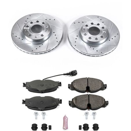 Power Stop 15-18 Audi A3 Front Z23 Evolution Sport Brake Kit