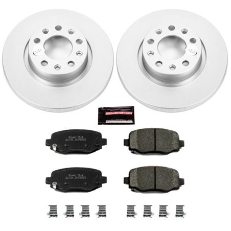 Power Stop 15-17 Chrysler 200 Rear Z17 Evolution Geomet Coated Brake Kit