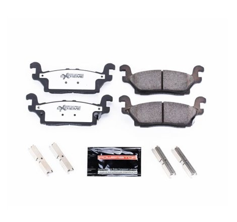 Power Stop 06-10 Hummer H3 Rear Z36 Truck & Tow Brake Pads w/Hardware