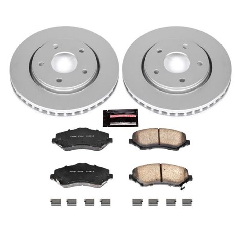 Power Stop 08-16 Chrysler Town & Country Front Z17 Evolution Geomet Coated Brake Kit