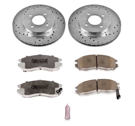 Power Stop 98-02 Mitsubishi Mirage Front Z26 Street Warrior Brake Kit