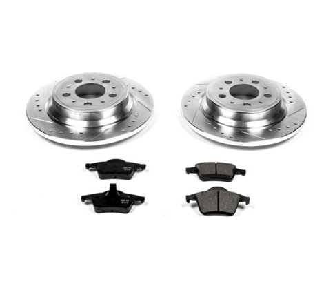 Power Stop 01-09 Volvo S60 Rear Z23 Evolution Sport Brake Kit