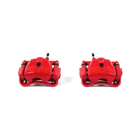 Power Stop 06-18 Toyota RAV4 Front Red Calipers w/Brackets - Pair