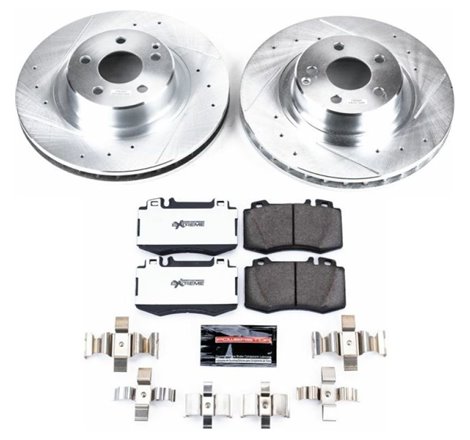 Power Stop 00-03 Mercedes-Benz CL500 Front Z26 Street Warrior Brake Kit