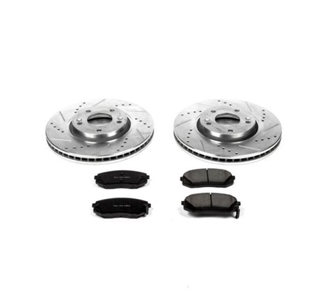 Power Stop 10-15 Hyundai Tucson Front Z23 Evolution Sport Brake Kit