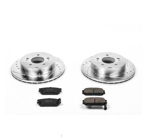 Power Stop 06-12 Mitsubishi Eclipse Rear Z23 Evolution Sport Brake Kit