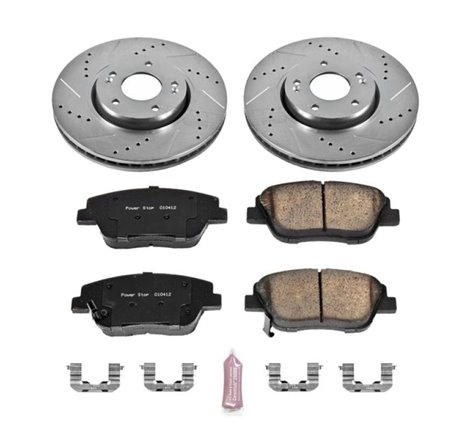 Power Stop 10-15 Hyundai Sonata Front Z23 Evolution Sport Brake Kit