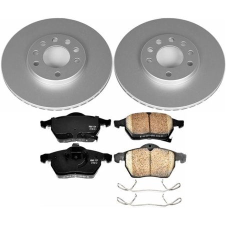 Power Stop 99-03 Saab 9-3 Front Z23 Evolution Sport Coated Brake Kit