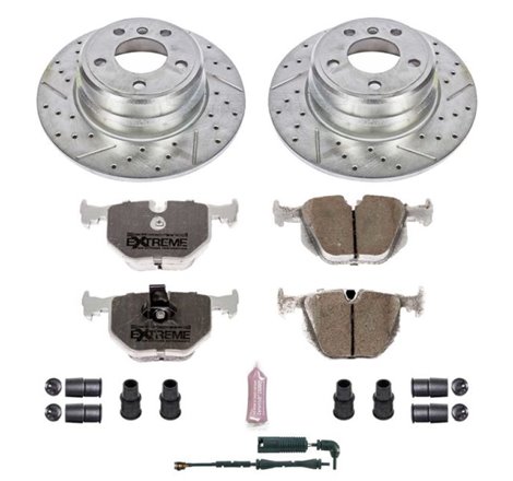 Power Stop 00-06 BMW X5 Rear Z26 Street Warrior Brake Kit