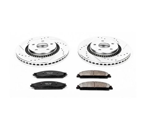 Power Stop 05-07 Ford Five Hundred Front Z23 Evolution Sport Brake Kit