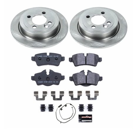 Power Stop 07-10 Mini Cooper Rear Track Day SPEC Brake Kit