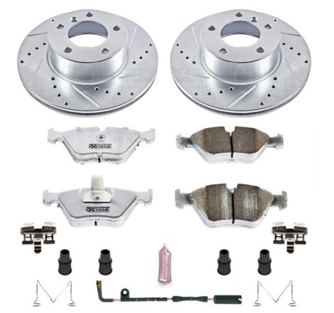 Power Stop 01-03 BMW 525i Front Z26 Street Warrior Brake Kit