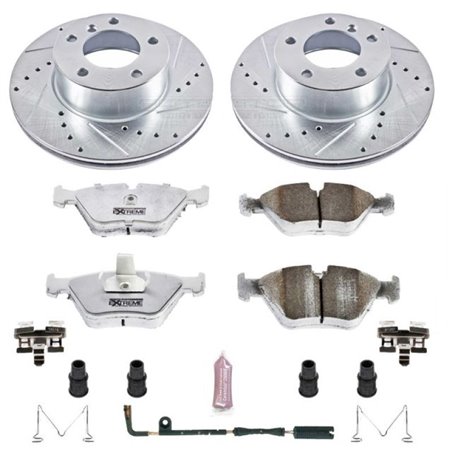 Power Stop 01-03 BMW 525i Front Z26 Street Warrior Brake Kit