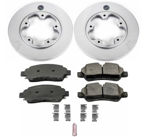 Power Stop 15-19 Ford Transit-150 Rear Z17 Evolution Geomet Coated Brake Kit